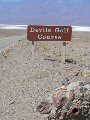 Devils Golf Course Schwein